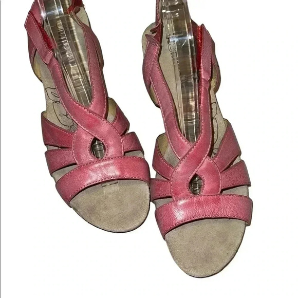 Romika Sandals•Pink Genuine Leather•Size 41 US Size 10-10.5• Brand New No Box!! - Picture 2 of 13